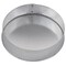 Imperial Imperial 7 in. D Galvanized Steel Crimped Pipe End Cap GV0736 - alternate 4